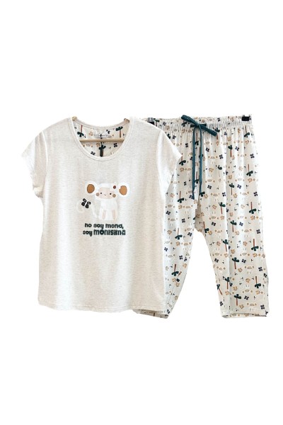 Pijama mujer pirata "No soy mona, soy monísima" Little Unicorn