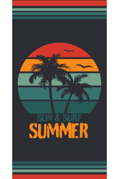 Toalla "Sun&Surf Summer" 90x170cm