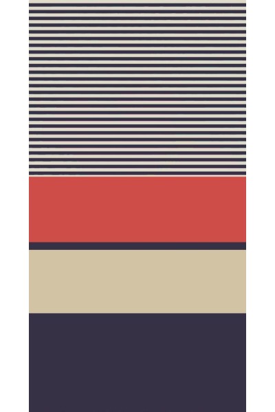 Toalla franjas beig 90x170cm