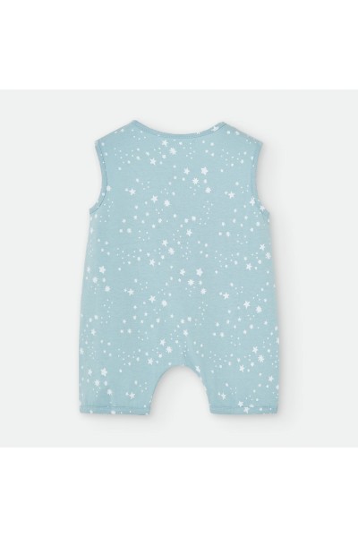 Pelele bebé tirantes aguamarina estrellas Waterlemon