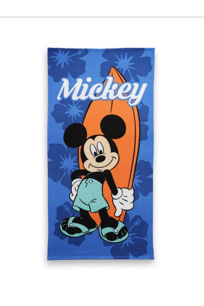 Toalla microfibra Mickey Mouse tabla surf