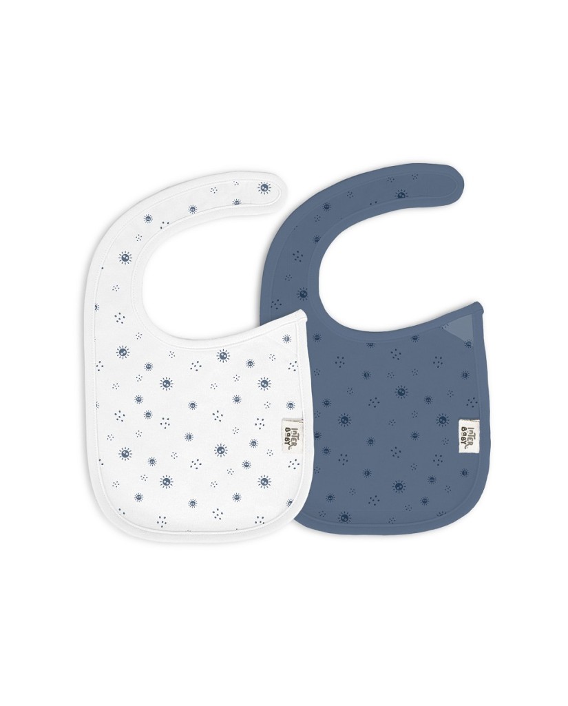 Pack 2 baberos bebé velcro Duende Interbaby