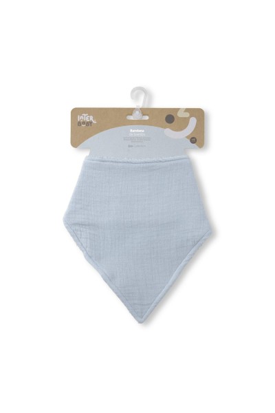 Babero bandana de bambú liso Interbaby