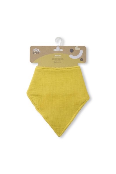Babero bandana de bambú liso Interbaby