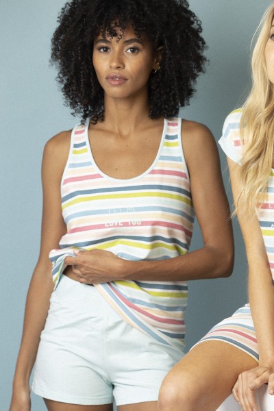 Pijama mujer tirantes rayas Admas