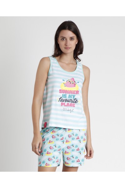 Pijama mujer tirantes sandía Mr Wonderful Admas