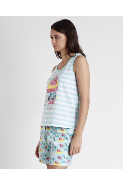Pijama mujer tirantes sandía Mr Wonderful Admas