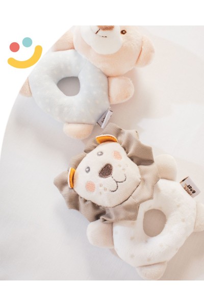 Sonajero peluche león Interbaby