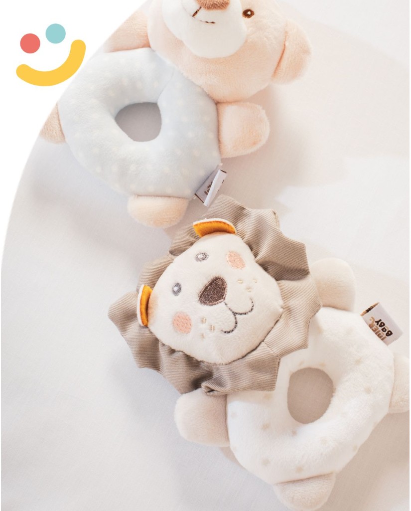 Sonajero peluche león Interbaby