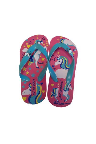 Chanclas dedo rosas Unicornio Create Dreams