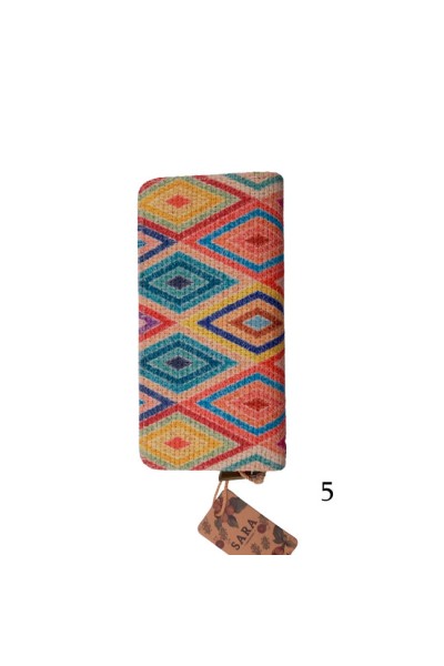 Cartera estampada 20cm