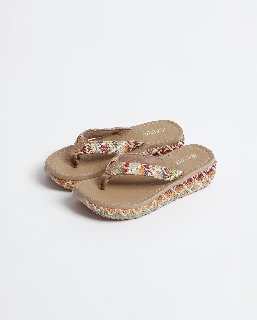 Sandalias mujer de dedo beig colores Admas