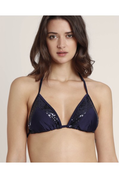 Bikini mujer triángulo lentejuelas Admas