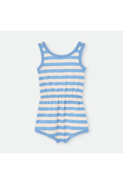 Mono infantil a rayas azul cangrejo Waterlemon