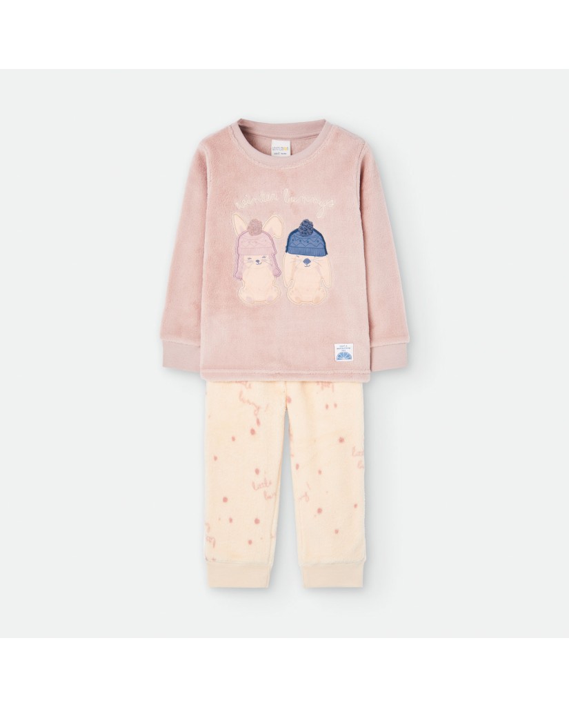 Pijama infantil coralina "Winter bunnys" Waterlemon