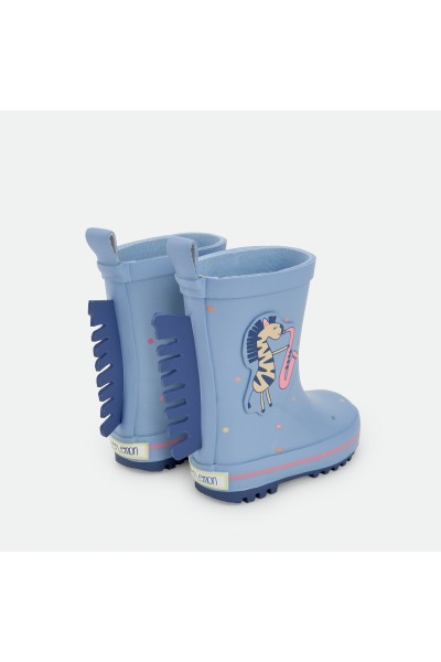 Botas de agua azul "Zebra" Waterlemon