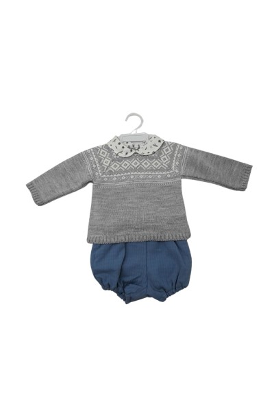 Conjunto 2 piezas bebé gris BabyFerr