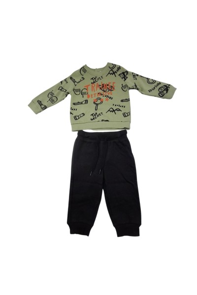 Conjunto 2 piezas bebé verde Yatsi