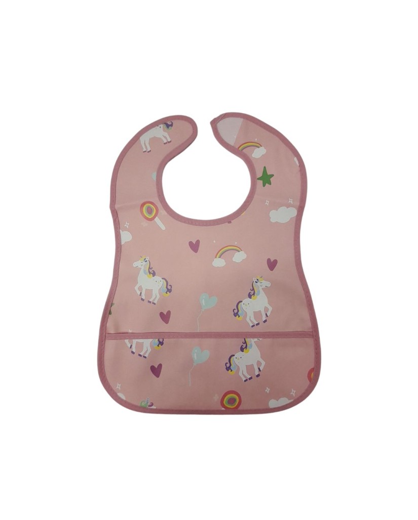 Babero impermeable unicornio