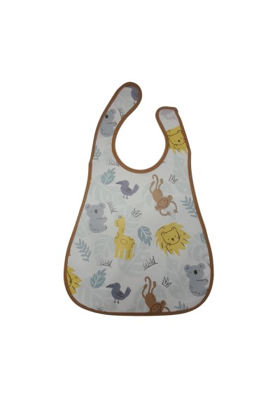 Babero grande impermeable animales