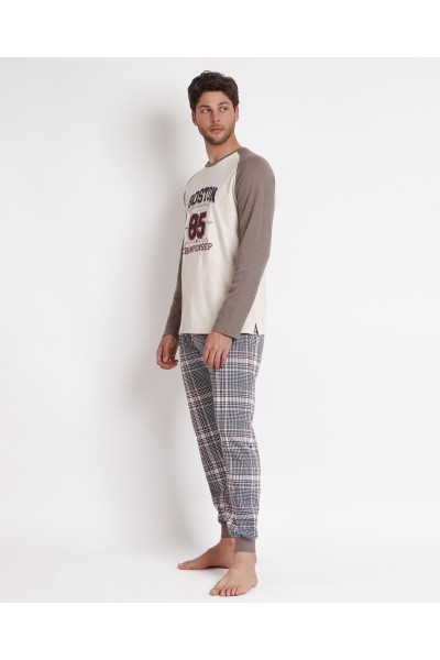 Pijama hombre invierno "Boston" Admas