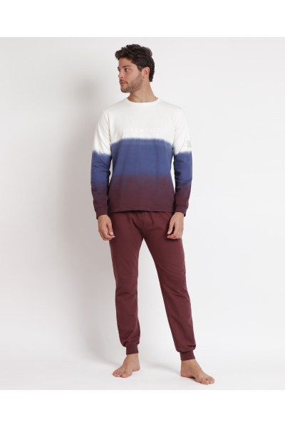 Pijama hombre invierno degradado Admas