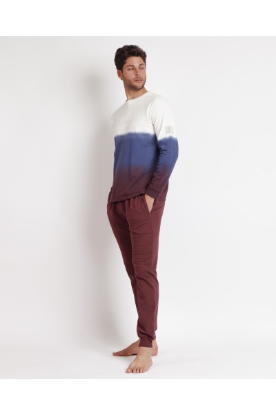 Pijama hombre invierno degradado Admas
