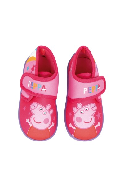 Zapatillas estar por casa velcro Peppa Pig