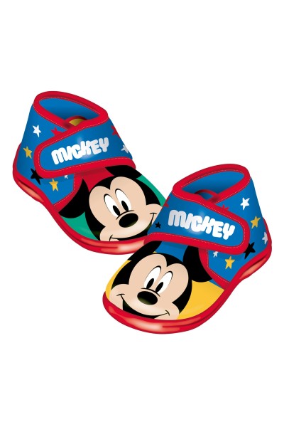 Zapatillas estar por casa velcro Mickey Mouse