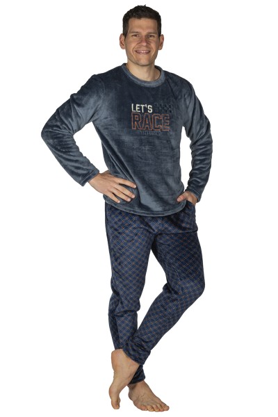 Pijama hombre coralina "Let´s race" Javier Golmar