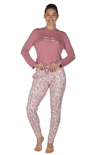 Pijama mujer "More Love, less war" Javier Golmar
