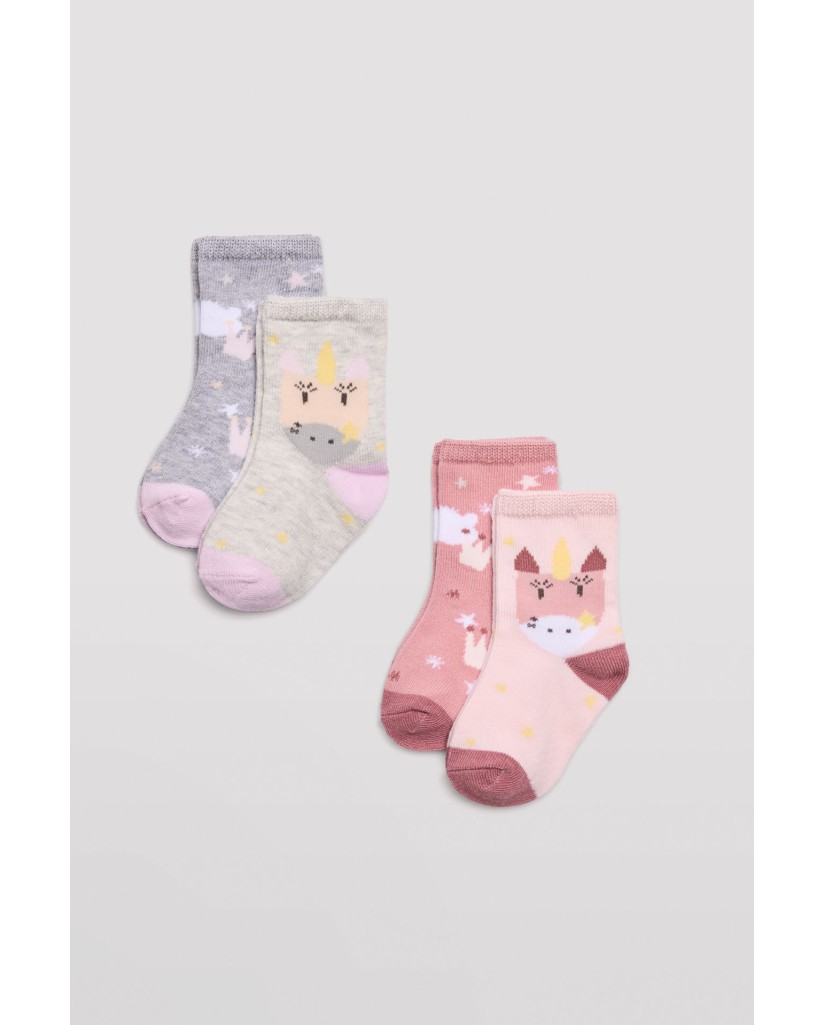 Pack 2 calcetines bebé algodón Ysabel Mora