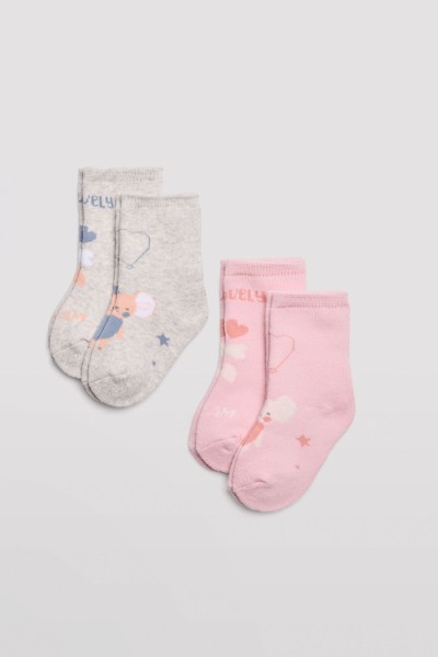 Pack 2 calcetines bebé térmicos Ysabel Mora