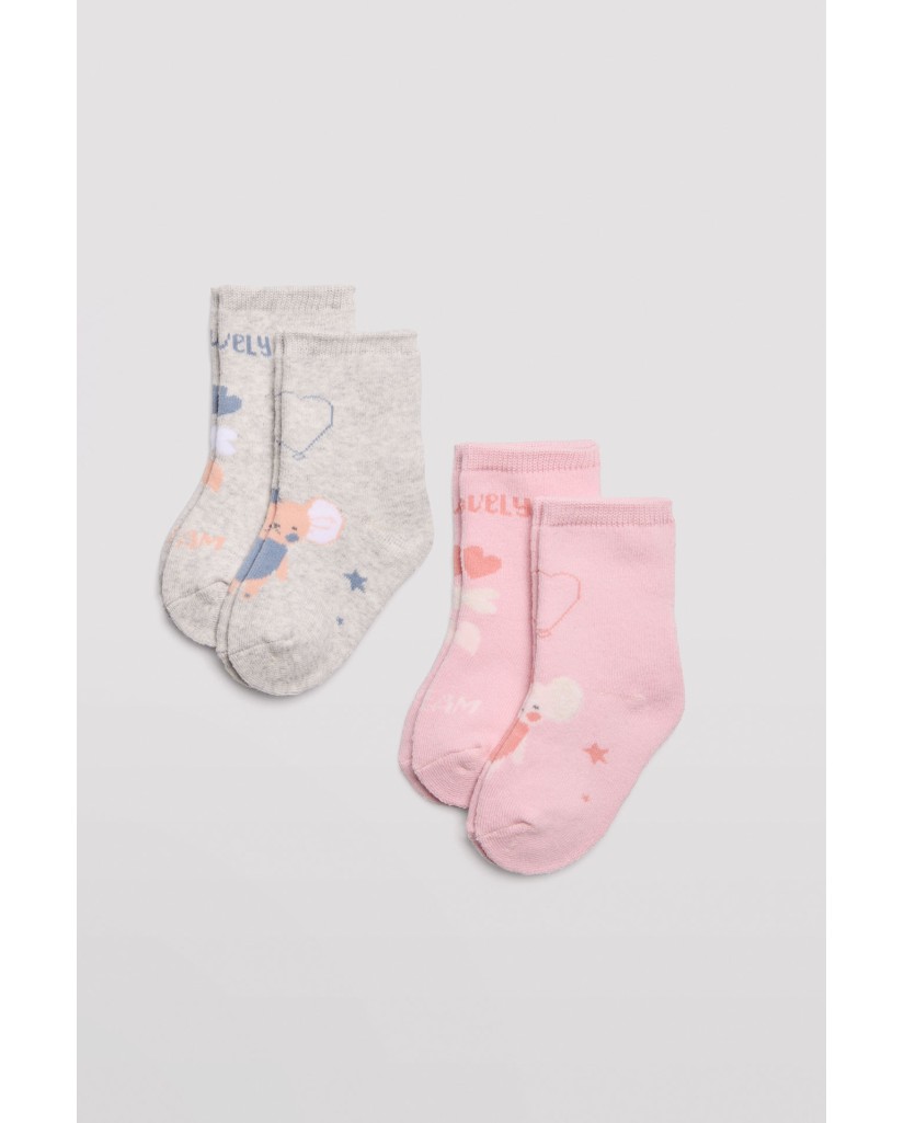 Pack 2 calcetines bebé térmicos Ysabel Mora