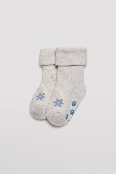 Pack 2 calcetines bebé térmicos antideslizante Ysabel Mora