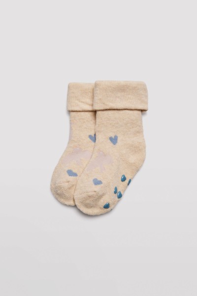 Pack 2 calcetines bebé térmicos antideslizante Ysabel Mora