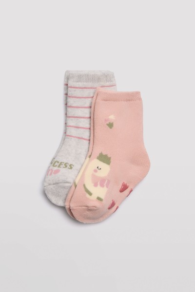 Pack 2 calcetines bebé térmico antideslizante Ysabel Mora