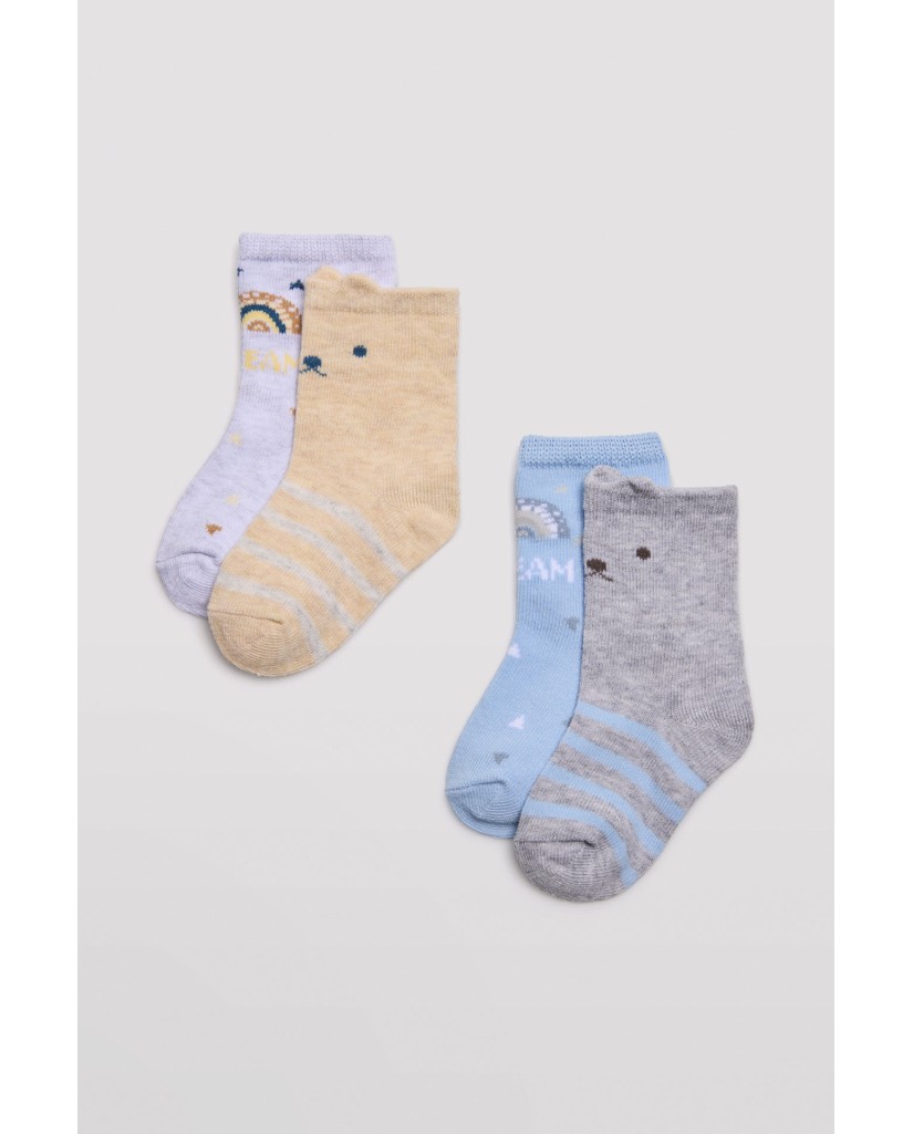 Pack 2 calcetines bebé algodón Ysabel Mora