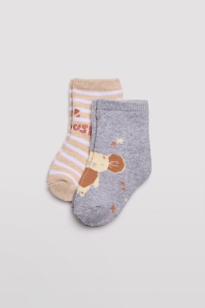 Pack 2 calcetines bebé térmicos Ysabel Mora