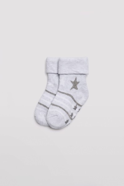 Pack 2 calcetines bebé térmico antideslizante Ysabel Mora