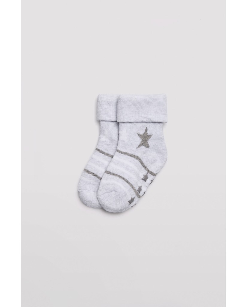 Pack 2 calcetines bebé térmico antideslizante Ysabel Mora