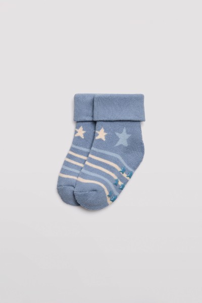 Pack 2 calcetines bebé térmico antideslizante Ysabel Mora
