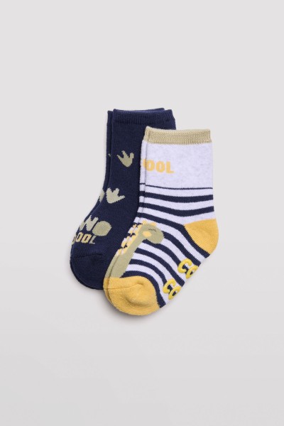 Pack 2 calcetines bebé térmico antideslizante Ysabel Mora