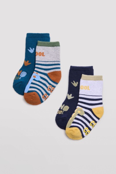 Pack 2 calcetines bebé térmico antideslizante Ysabel Mora