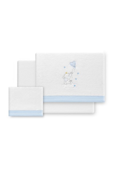 Tríptico cuna coralina elefante Interbaby