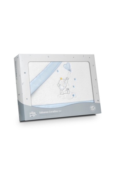 Tríptico cuna coralina elefante Interbaby