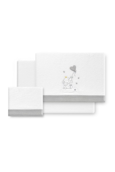 Tríptico cuna coralina elefante Interbaby