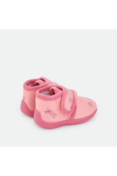 Zapatillas estar por casa perrito rosa Waterlemon
