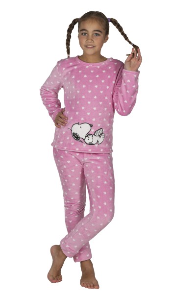 Pijama niña coralina rosa Snoopy Javier Golmar