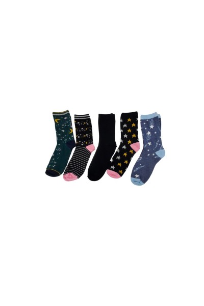 Pack de 5 calcetines mujer espacio 40 Grados